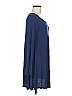 Unbranded Solid Blue Casual Dress Size M - photo 4