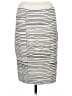 A.L.C. Stripes Gray Casual Skirt Size L - photo 2