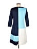 ECI Color Block Blue Casual Dress Size 6 - photo 2