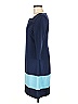 ECI Color Block Blue Casual Dress Size 6 - photo 5