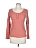 Unbranded Pink Long Sleeve Henley Size L - photo 1