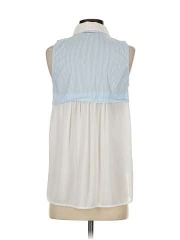 Central Park West Sleeveless Button-Down Shirt (view 2)