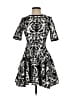 Jodi Kristopher Print Black Cocktail Dress Size 1 - photo 1
