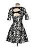 Jodi Kristopher Print Black Cocktail Dress Size 1 - photo 2