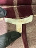 Harlyn Plaid Burgundy Coat Size S - photo 6