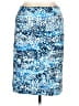 JM Studio Print Blue Casual Skirt Size 14 - photo 2