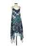Buffalo by David Bitton 100% Polyester Print Teal Casual Dress Size S - photo 1