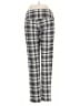Slim-Sation by Multiples Plaid Black Casual Pants Size S - photo 2