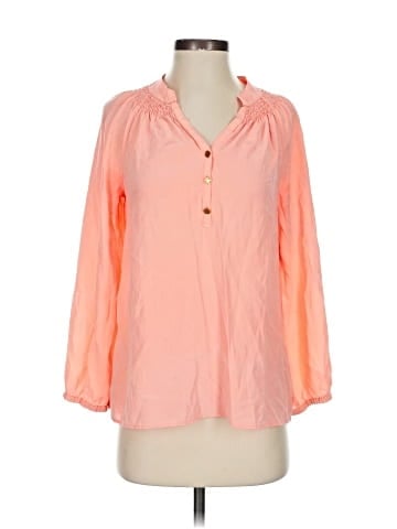 Lilly Pulitzer 3/4 Sleeve Silk Top (view 1)