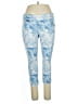 Peck & Peck Print Blue Active Pants Size 16 - photo 1