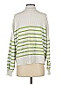 MNG Stripes Green Pullover Sweater Size S - photo 2