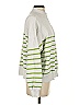 MNG Stripes Green Pullover Sweater Size S - photo 4