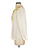 Antik Batik 100% Polyester Ivory 3/4 Sleeve Blouse Size S - photo 5