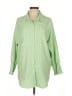 Assorted Brands 100% Polyester Polka Dots Green 3/4 Sleeve Blouse Size L - photo 1