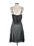 Express 100% Polyester Metallic Gray Cocktail Dress Size S - photo 2