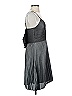 Express 100% Polyester Metallic Gray Cocktail Dress Size S - photo 4