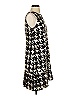 J.Crew 100% Polyester Houndstooth Black Casual Dress Size 2 - photo 4