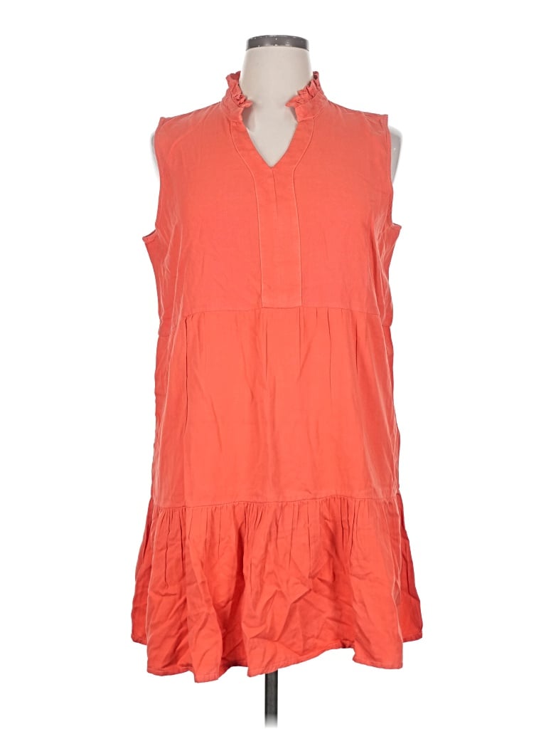 Pre-owned Apny Casual Dress In Orange