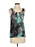Hurley 100% Polyester Teal Sleeveless Top Size S - photo 1