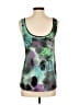 Hurley 100% Polyester Teal Sleeveless Top Size S - photo 2