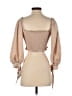 Hyfve Tan 3/4 Sleeve Blouse Size S - photo 2