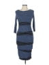 Bailey 44 Stripes Blue Casual Dress Size L - photo 1