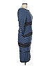 Bailey 44 Stripes Blue Casual Dress Size L - photo 4
