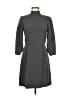Milly Solid Gray Casual Dress Size 6 - photo 1