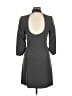 Milly Solid Gray Casual Dress Size 6 - photo 2