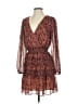 Socialite 100% Polyester Animal Print Brown Cocktail Dress Size S - photo 1