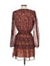 Socialite 100% Polyester Animal Print Brown Cocktail Dress Size S - photo 2