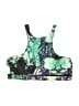 Beach Riot Print Green Swimsuit Top Size M - photo 1