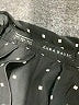 Zara Basic Polka Dots Black Sleeveless Button-Down Shirt Size L - photo 7