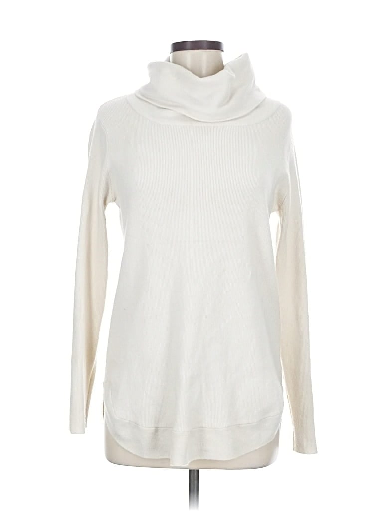 Pre-owned Cyrus Turtleneck Sweater In Ivory
