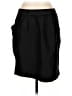 Gap 100% Polyester Solid Black Casual Skirt Size 10 - photo 2