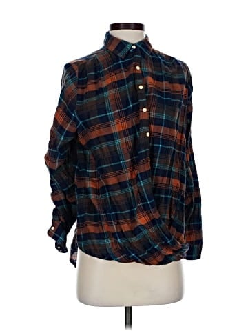 Isabella Sinclair Long Sleeve Button-Down Shirt (view 1)