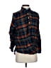 Isabella Sinclair 100% Cotton Plaid Blue Long Sleeve Button-Down Shirt Size S - photo 1