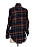 Isabella Sinclair 100% Cotton Plaid Blue Long Sleeve Button-Down Shirt Size S - photo 2