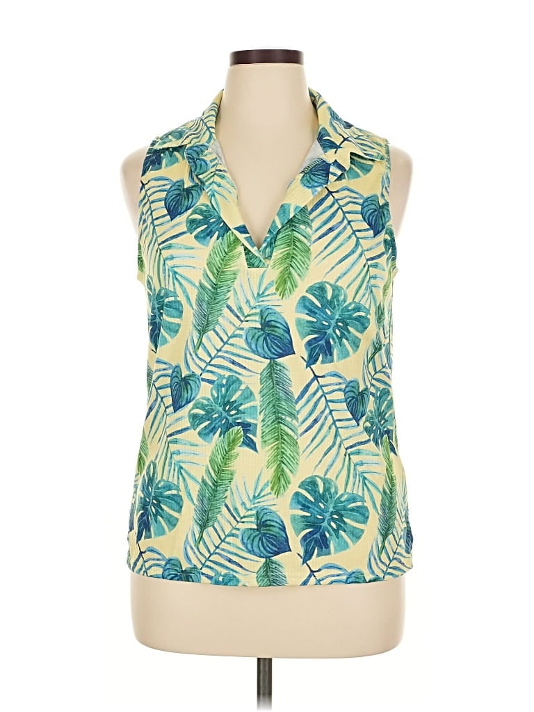 Pre-owned Juniper + Lime Tank Top Green Halter Neckline Tops