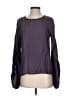 Do & Be Purple Long Sleeve Blouse Size S - photo 1