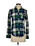 BDG 100% Cotton Plaid Green Long Sleeve Button-Down Shirt Size S - photo 1