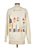Something Navy 100% Cotton Ivory Sweatshirt Size S - photo 2