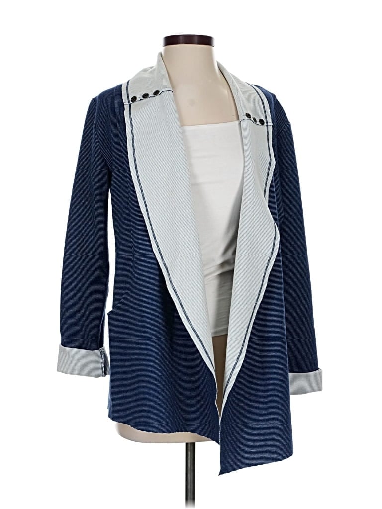 Pre-owned Simply Noelle Coat In Blue