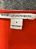 Diane von Furstenberg 100% Polyester Orange Short Sleeve Top Size S - photo 6