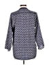 Eclair 100% Polyester Blue 3/4 Sleeve Blouse Size L - photo 2