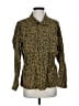 FRAME 100% Cotton Animal Print Gold Jacket Size S - photo 1
