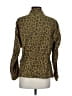 FRAME 100% Cotton Animal Print Gold Jacket Size S - photo 2