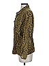 FRAME 100% Cotton Animal Print Gold Jacket Size S - photo 5