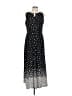 Studio One Polka Dots Black Casual Dress Size L - photo 1