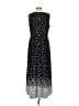 Studio One Polka Dots Black Casual Dress Size L - photo 2